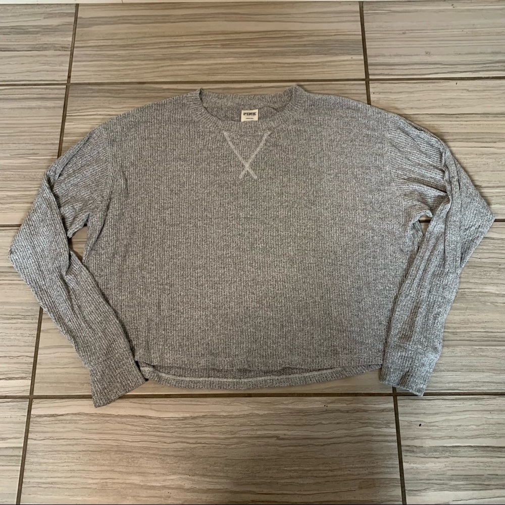 PINK Victoria’s Secret Ribbed Long Sleeve